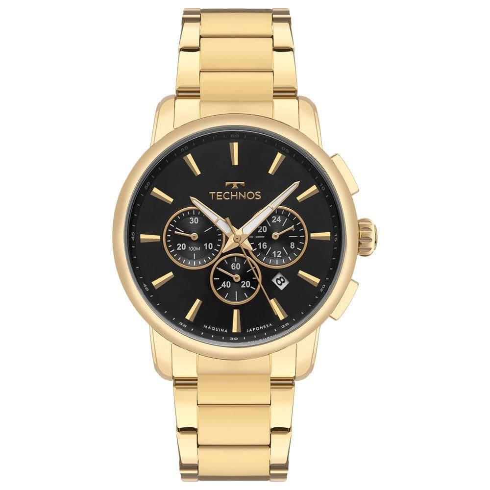 Relógio Technos Masculino Grandtech Dourado - Js15eoa-1p