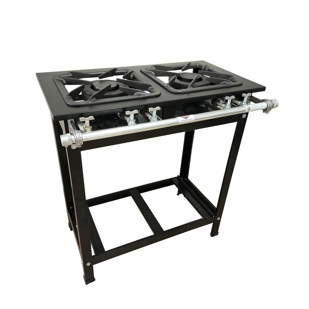 Fogao 2 Bocas 30X30 Gold Sl-cfzg-119 Gas Glp Alta Pressao Perfil 7Cm De Pe Queimador Starline - Cefaz