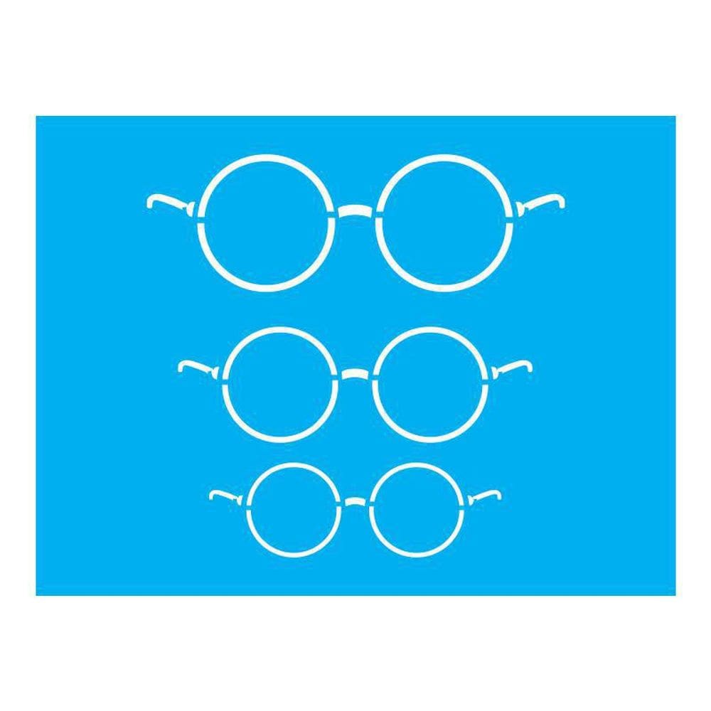 Stencil Tamako Óculos - 15X20Cm - Ref A3347