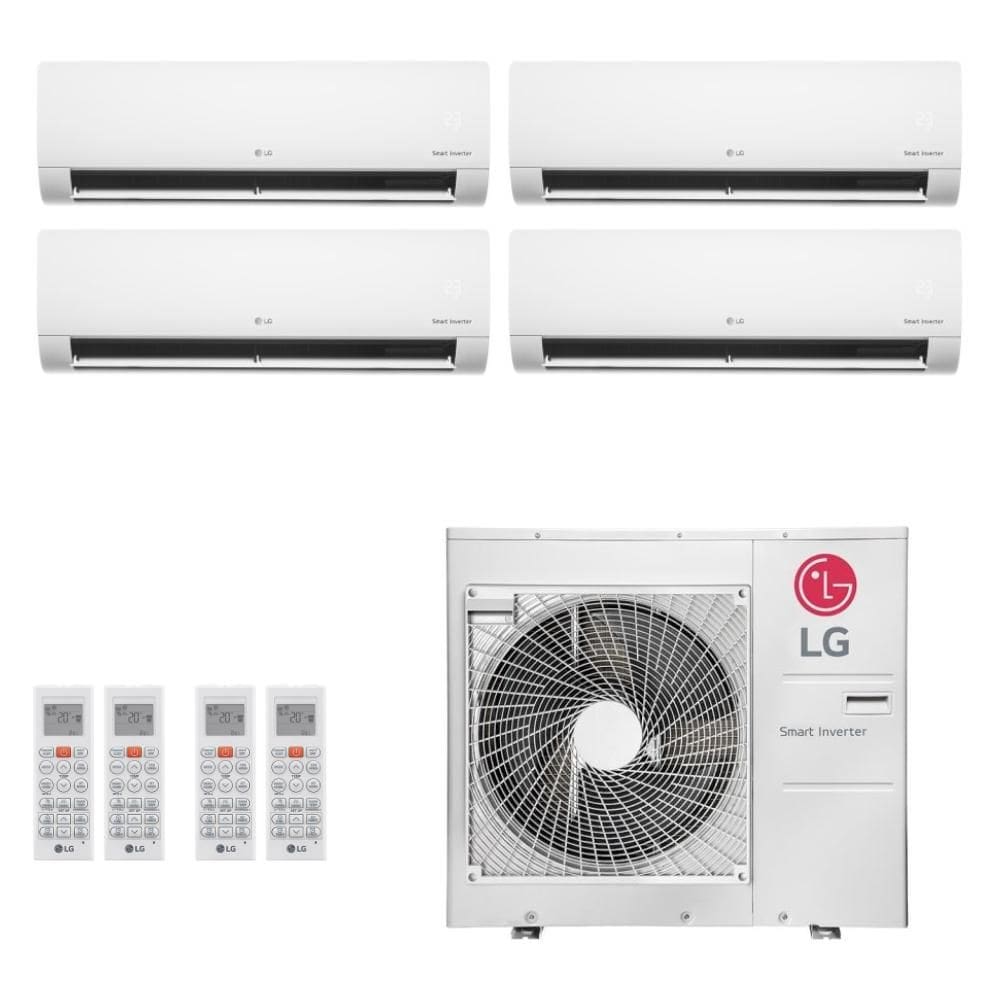 Ar-Condicionado Multi Split Inverter LG 30.000 (3x Evap HW 7.000 + 1x Evap HW 18.000) R-32 Quente/Frio 220V