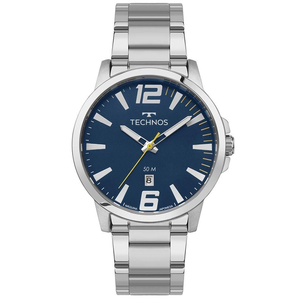 Relógio Technos Masculino Racer Basico Prata - 2115ucn-1a