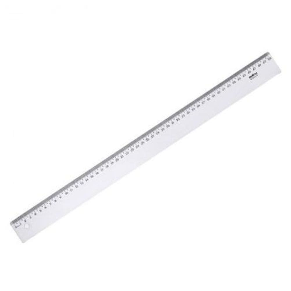 Régua Plástica 50Cm Waleu