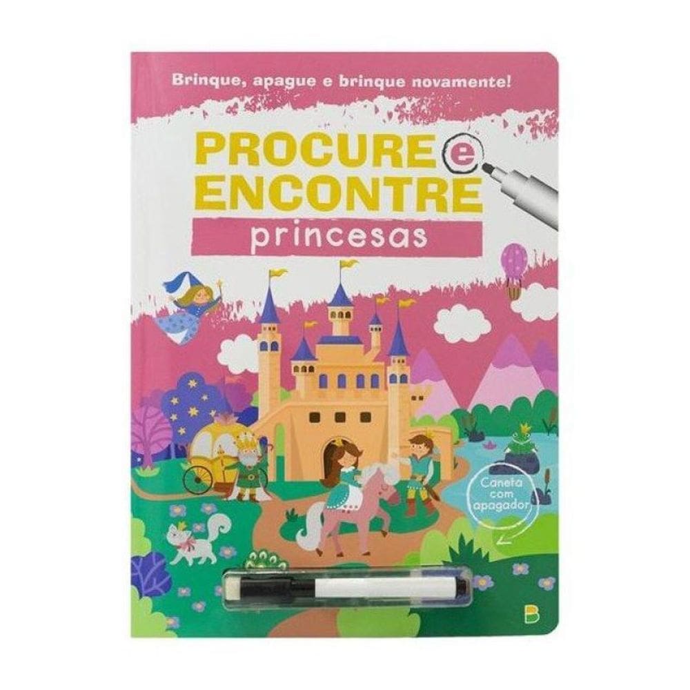 Brinque, Apague E Brinque Novamente! Procure E Encontre: Princesa