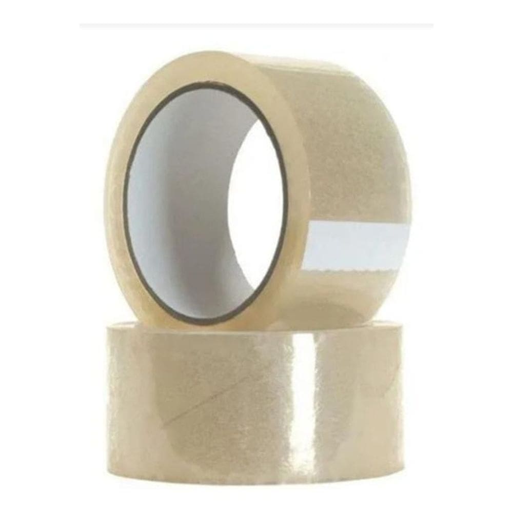 Fita Adesiva Transparente Larga 45Mm X 100M Kit 05 Unidades