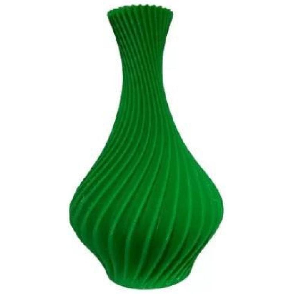 Vaso Plantas Modelo Espiral Verde- Jarro Decoração 15Cm
