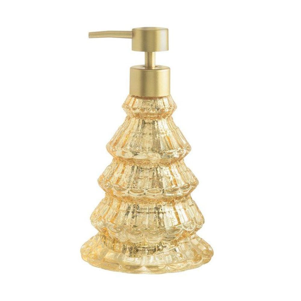 Porta Sabonete Liquido Natal Gold 330 Ml Ntga Home Style