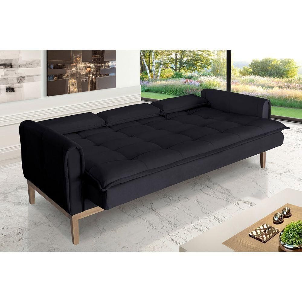 Sofá Cama Rivieira - Preto
