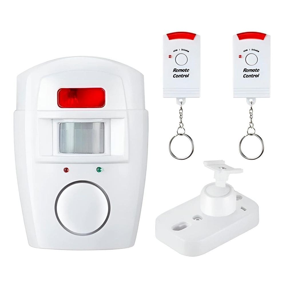 Alarme Residencial Pir Com Controle Remoto 105Db Bivolt