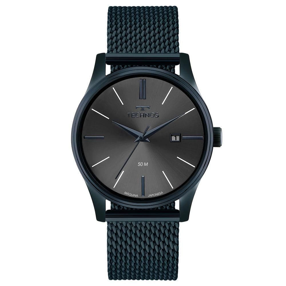 Relógio Technos Masculino Steel Azul - 2115ubn-1f
