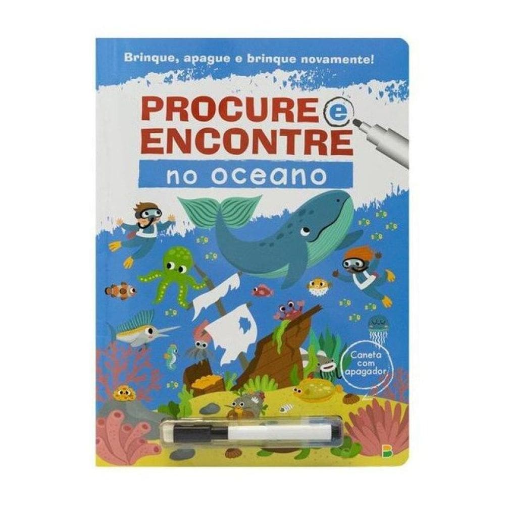 Brinque, Apague E Brinque Novamente! Procure E Encontre: Oceano