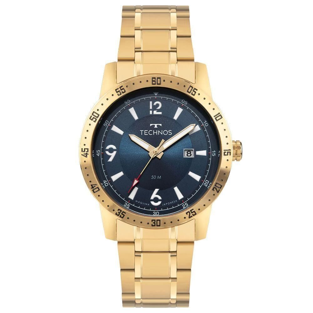 Relógio Technos Masculino Militar Dourado - 2115ucc-1a
