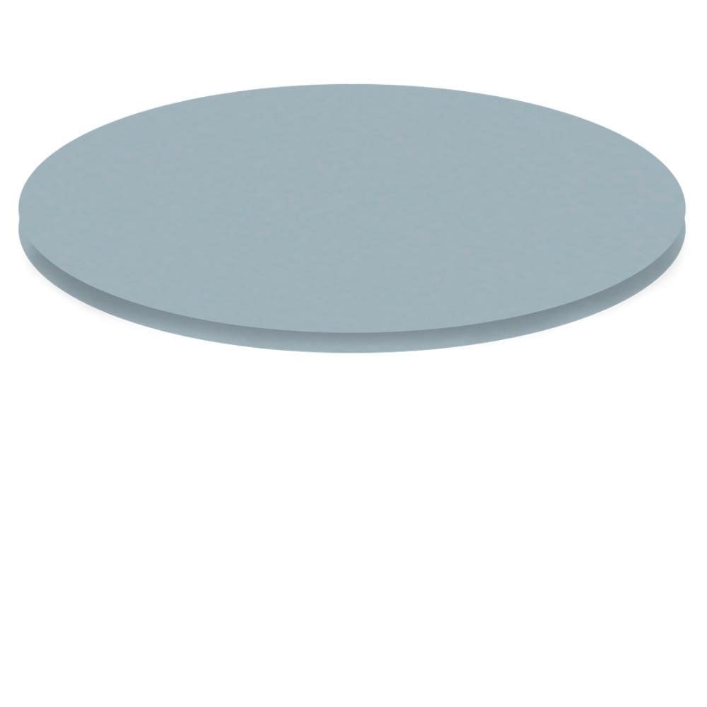 Tampo Redondo 60 cm (Largura) P25 Pandin MDP 2,50 cm (altura) Cor Cinza