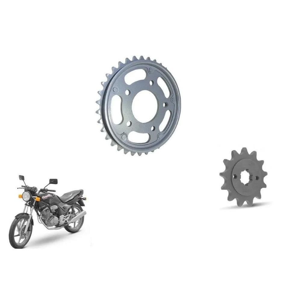 Kit Coroa E Pinhão Sem Corrente Cbx 200 Strada