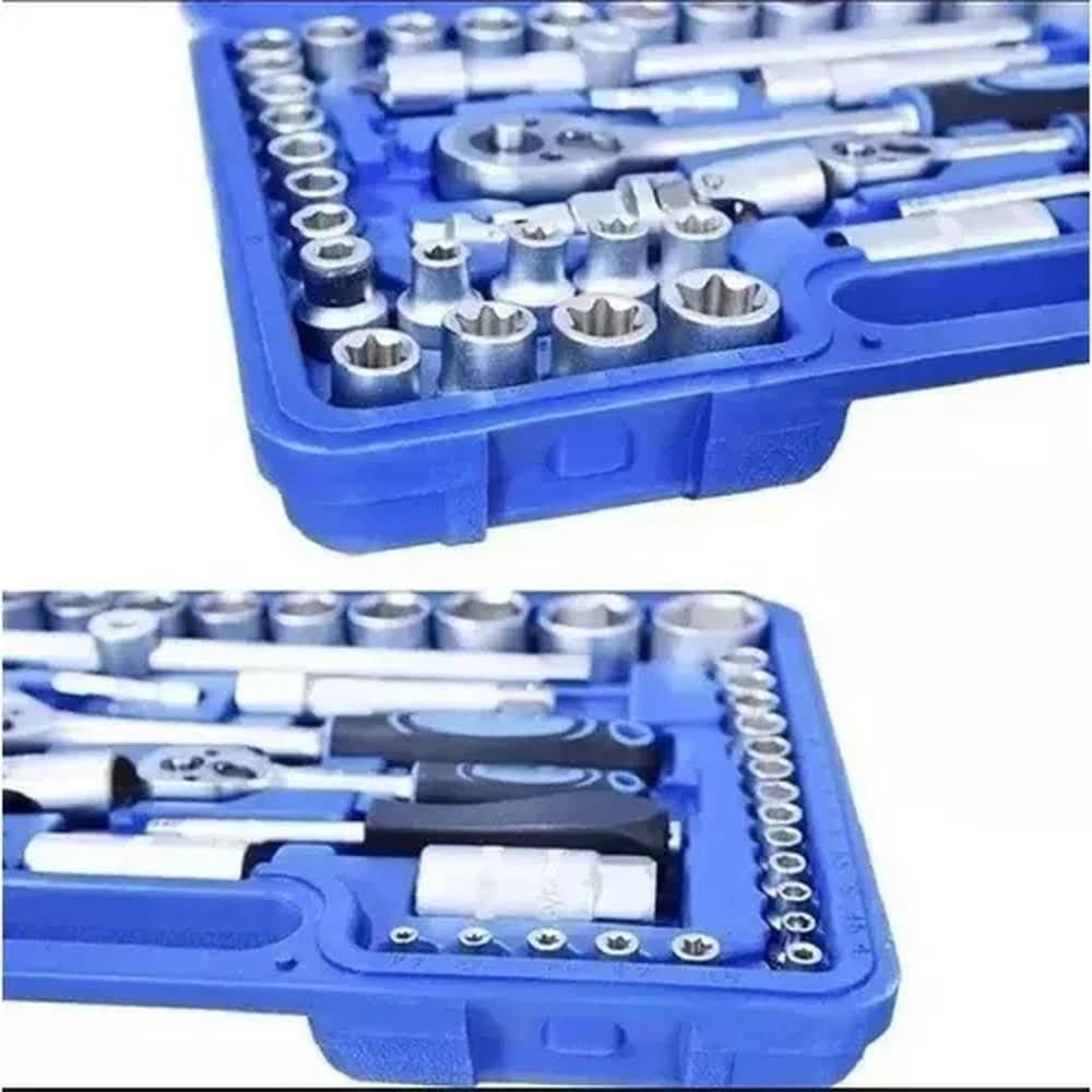 Maleta de ferramentas 108 pcs | Conjunto completo em aço