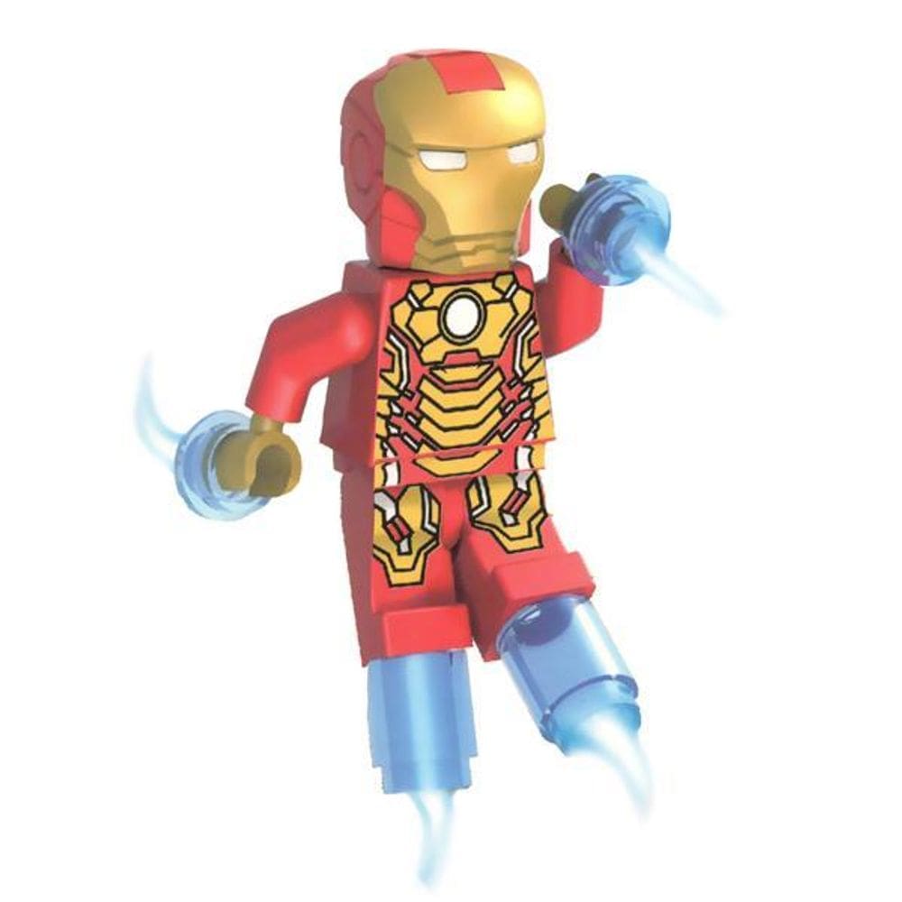 Boneco Avengers Bloco De Montar Com Lego Homem De Ferro