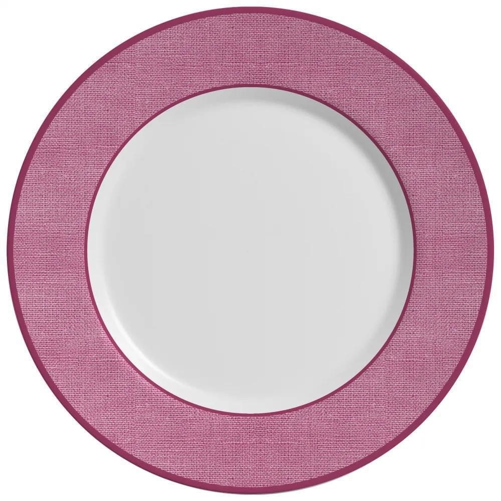 Sousplat Cerâmica Branca 34cm - Resistente e Fácil de Limpar