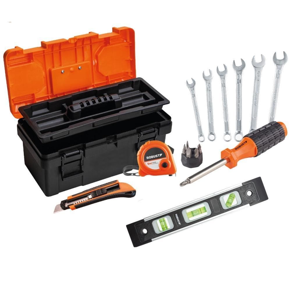 Chave De Fenda 7 Em 1 Ponteiras Maleta Ferramentas Robust