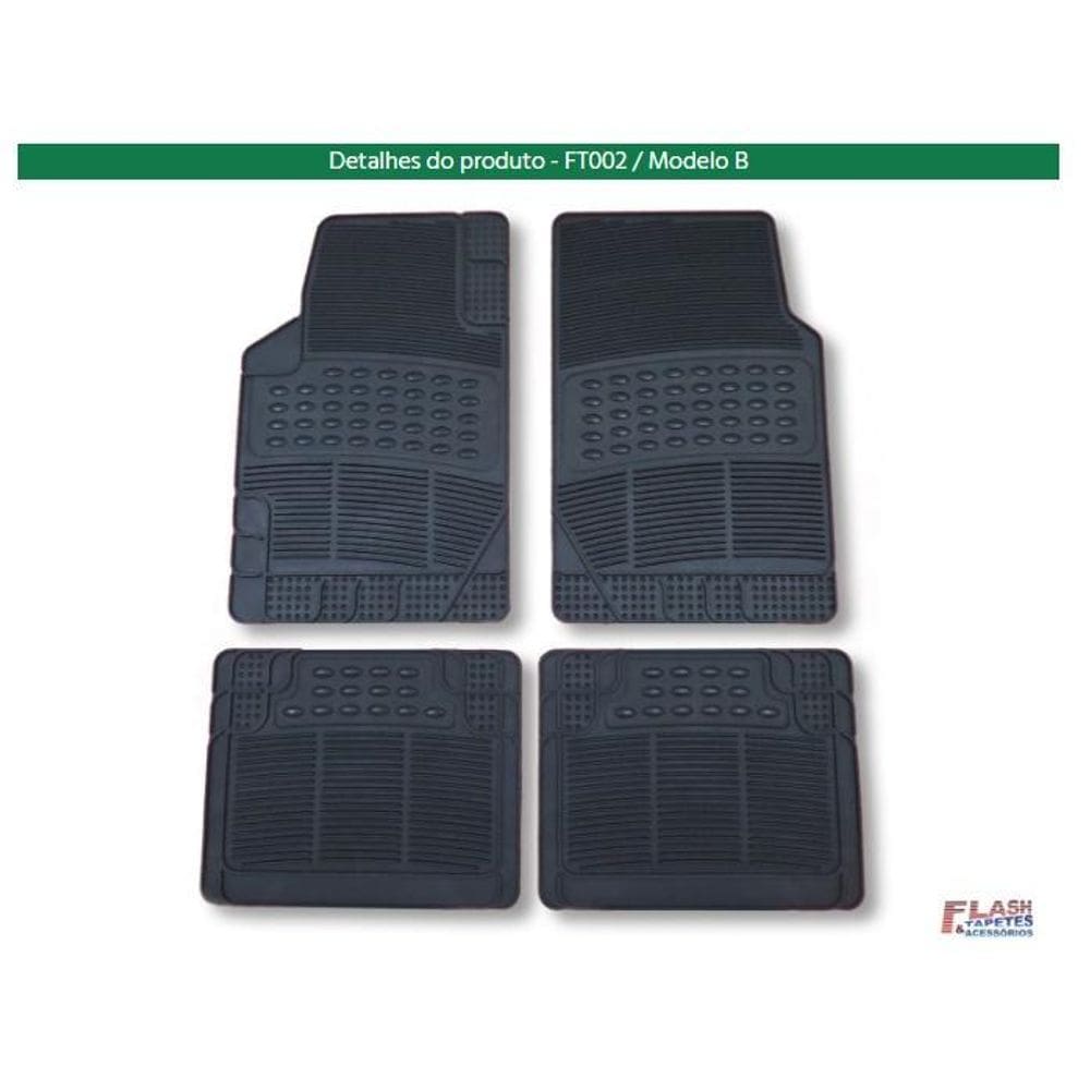 Jogo De Tapete De Borracha Universal Flash Serie B
