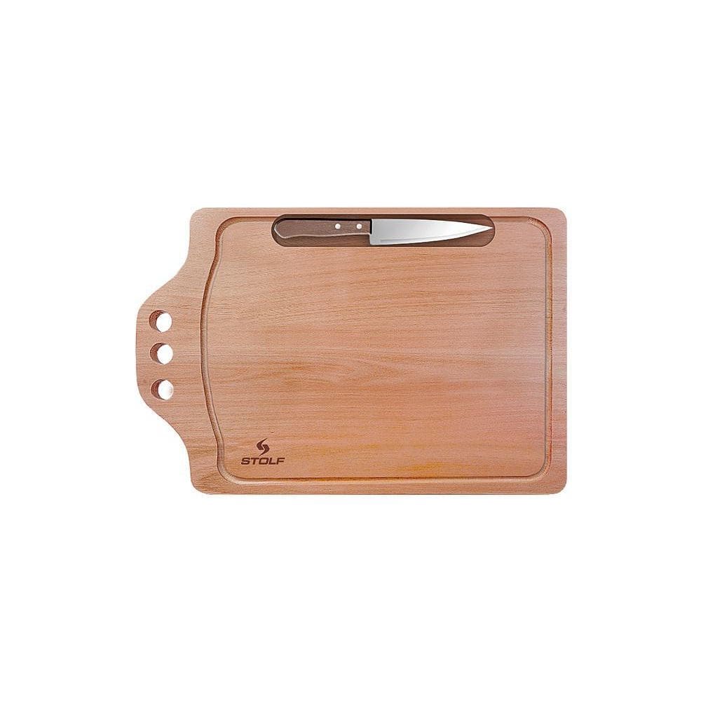 Kit Churrasco Com Faca Stolf - 48 X 33 Cm