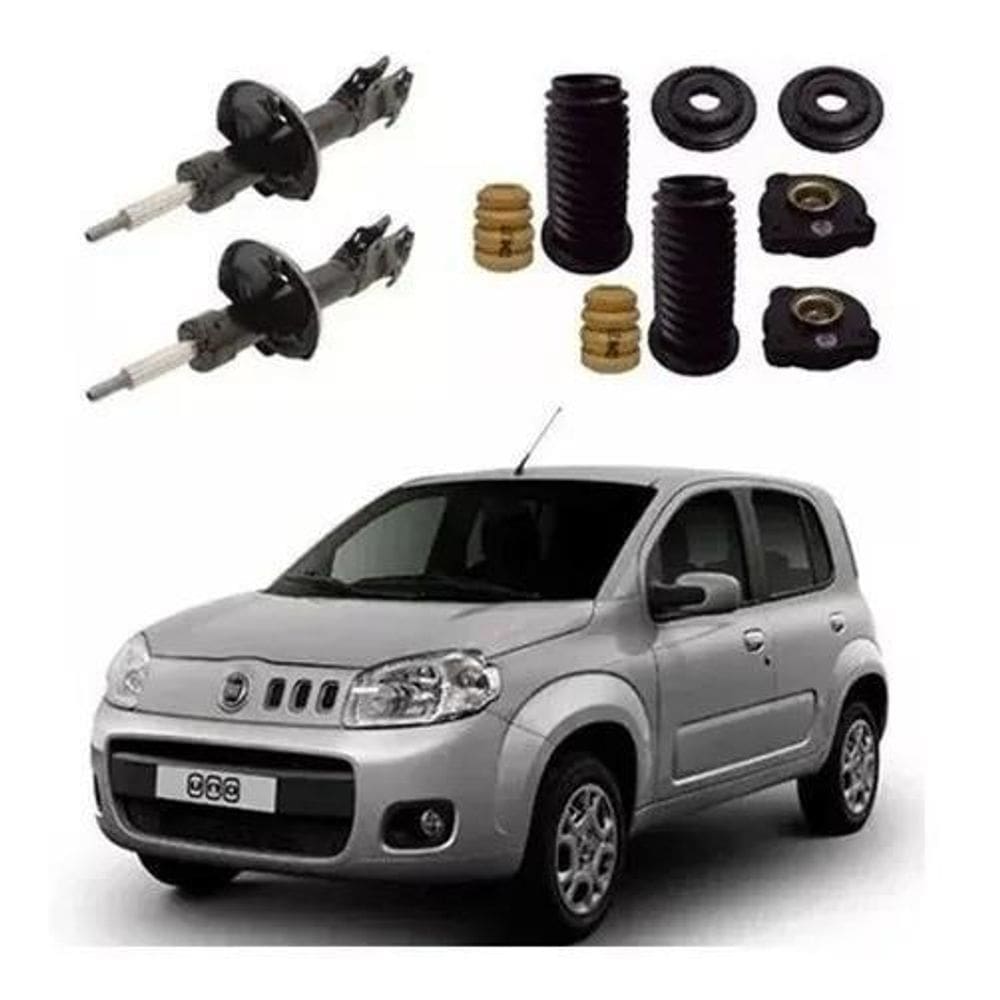 Par Amortecedor+ Kit Uno Vivace 2011