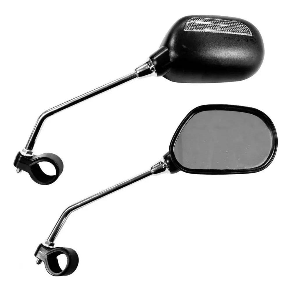 2X Par Espelho Retrovisor Guidão Bicicleta Urbana Com Reflet