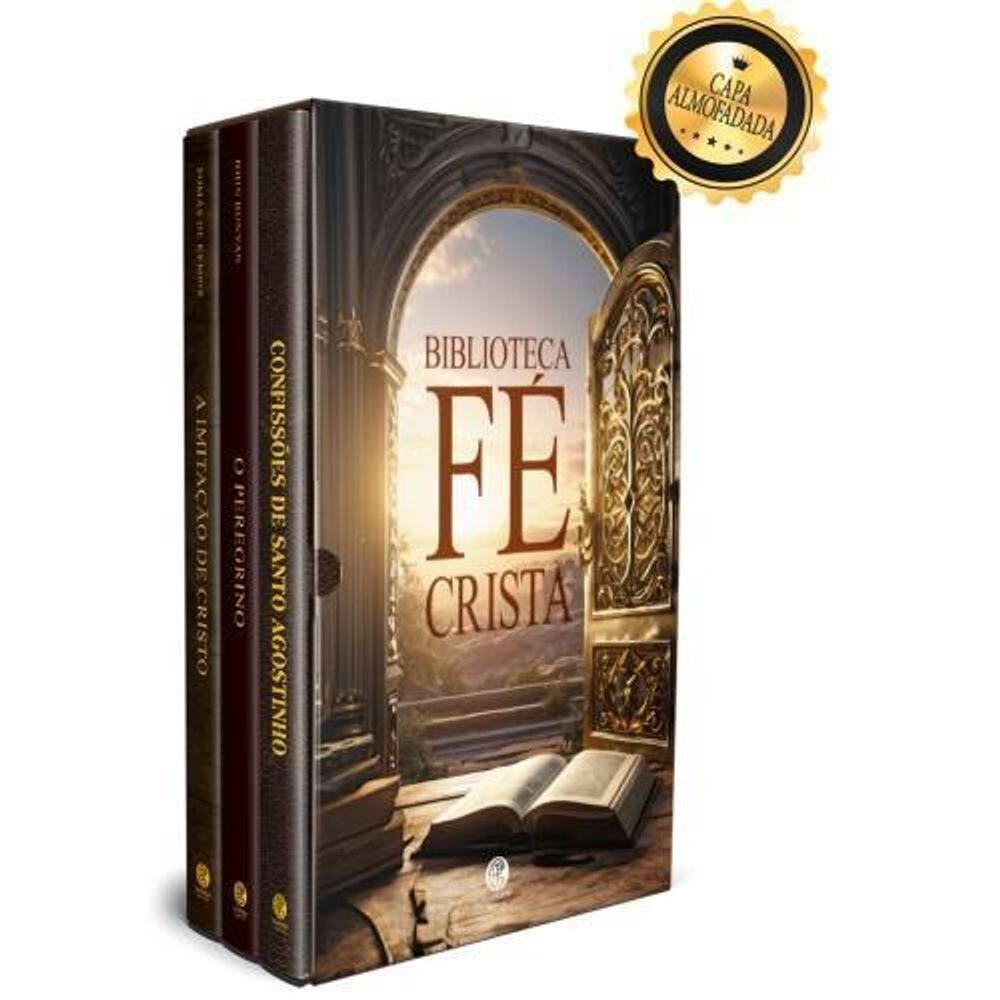 Box Com 3 Livros - Biblioteca Da Fé Cristã - Série Ouro