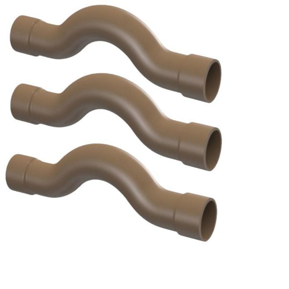 Curva Soldável Tigre 3/4`` Marrom  25mm  - 3 Unidades
