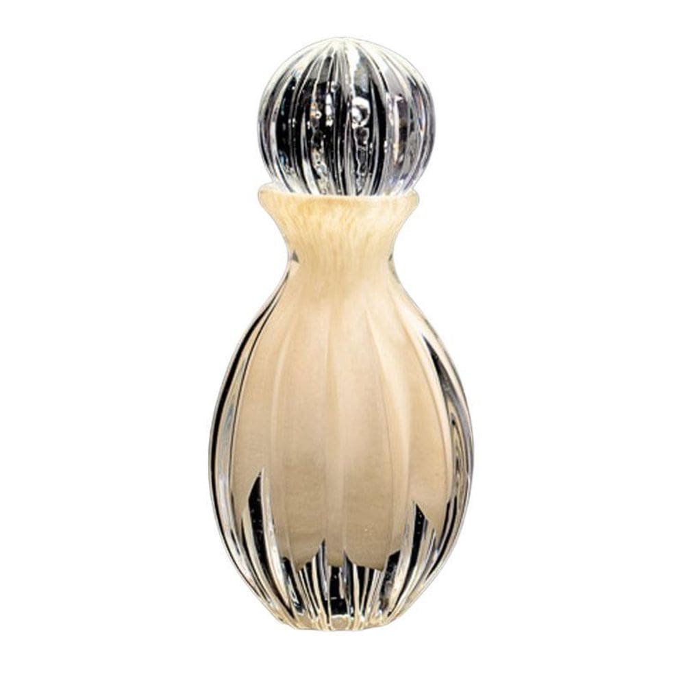 Garrafa Em Cristal Murano Pérola - São Marcos 20Cm