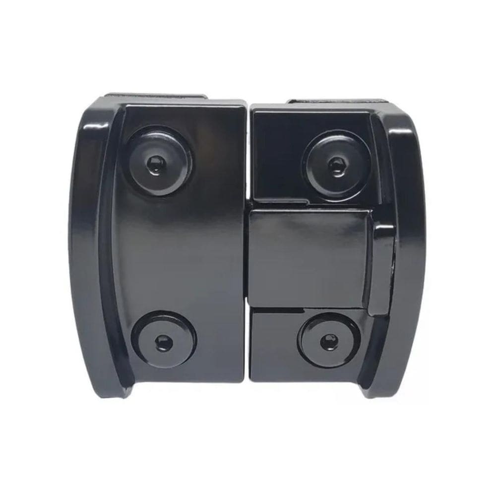 Fechadura Janela Correr Vidro/Vidro Blindex Bate Fecha Preta