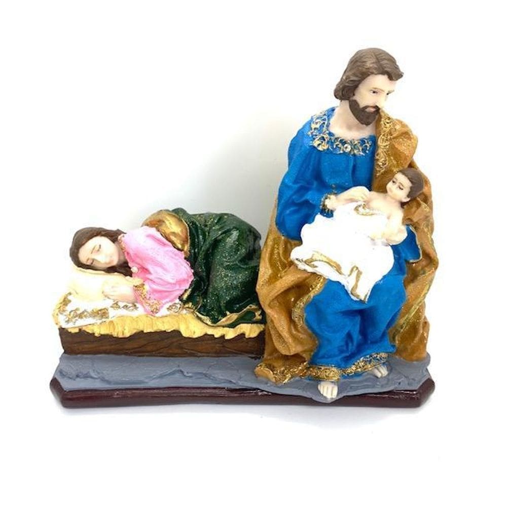 Escultura Maria Fica Descansando 18 Cm Em Resina