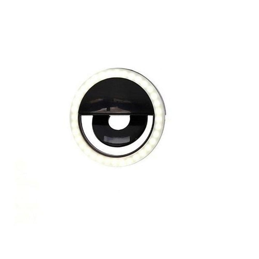 Luz Selfie Ring Light Clipe Led Celular Universal Azul
