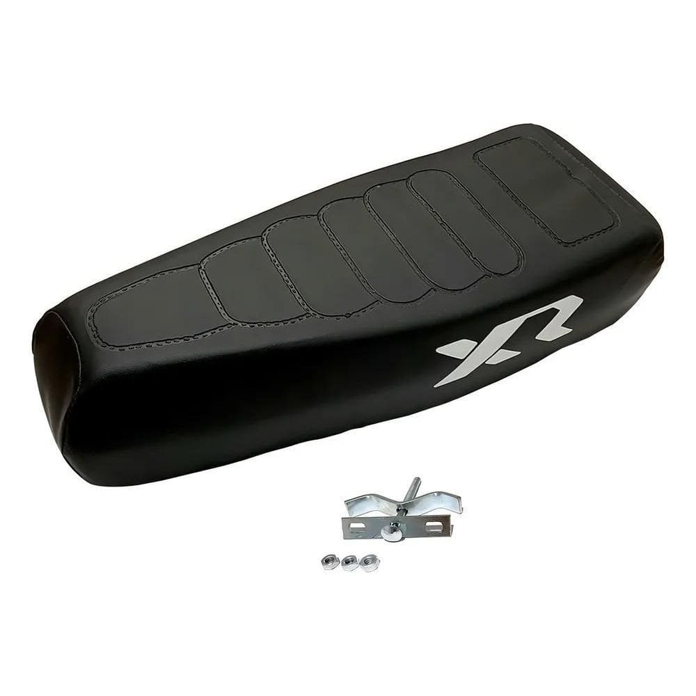 2X Banco Selim Mobilete Para Bicicleta + Presilha De Fixação