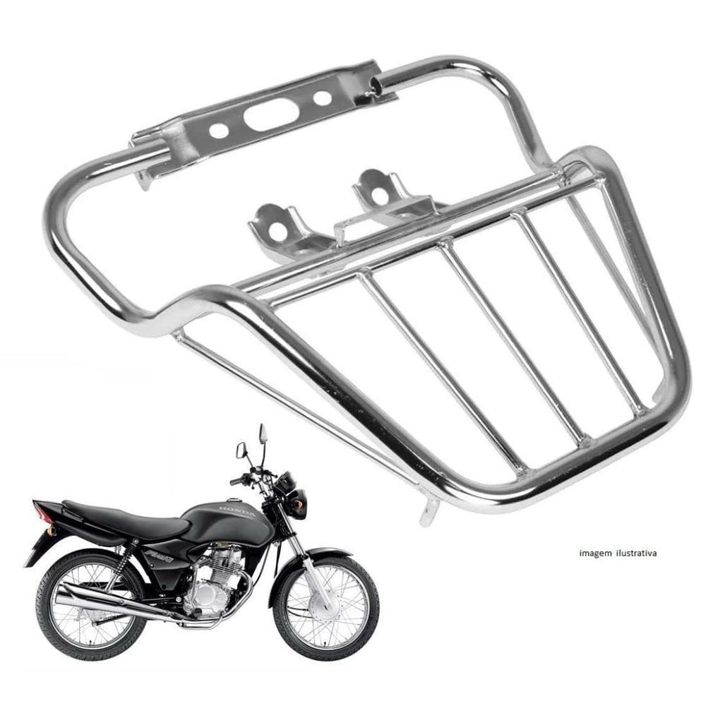 Bagageiro Suporte Bauleto Cg Titan Fan 125 De 2000 Ate 2008