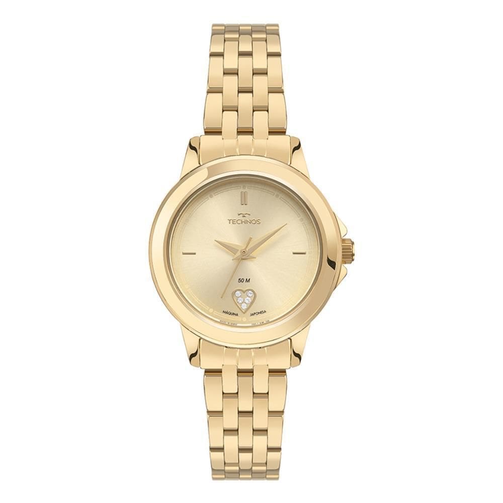 Relógio Technos Feminino Ref: 2035Ncx/1X Fashion Dourado