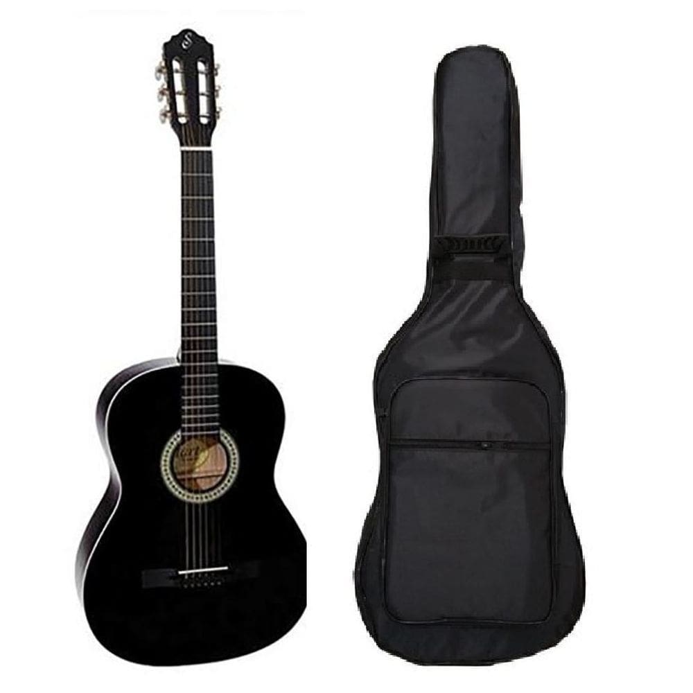 Violao Giannini Acustico Nylon Start N14 Bk + Capa Champion