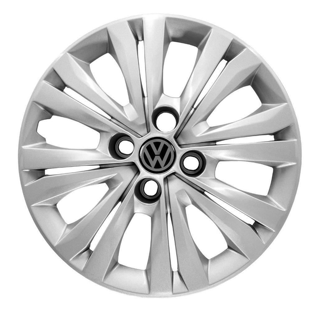 Jogo 4 Calotas Aro 15 Gol Saveiro Voyage G4 G5 G6 G7 Prata