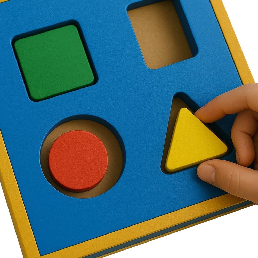 Caixa Geométrica Com Formas De Montar Brinquedo Educativo