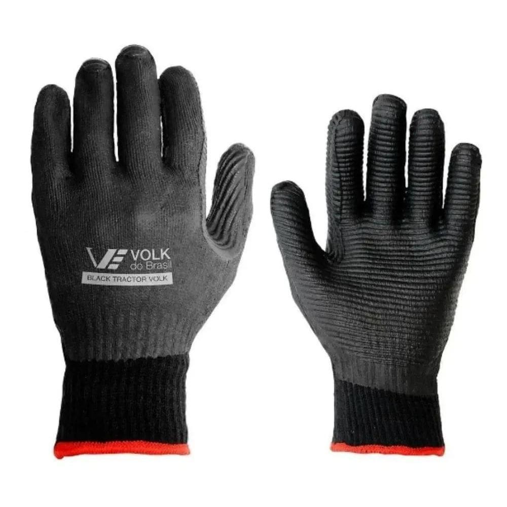 2X Luva Térmica Alta Temperatura Volk Black Tractor Até 250
