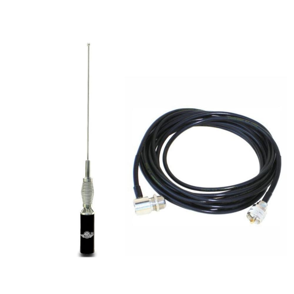 Antena Móvel 5Db Ars 5/8 130 A 174Mhz E Cabo 5M Mv35Eam