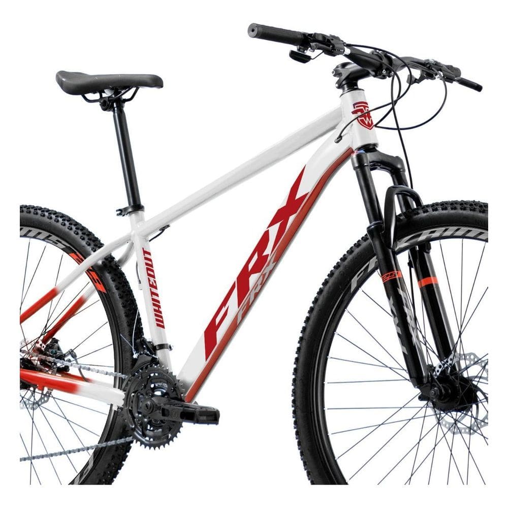 Bicicleta Aro 29 Frx Whiteout 24V Red/White L