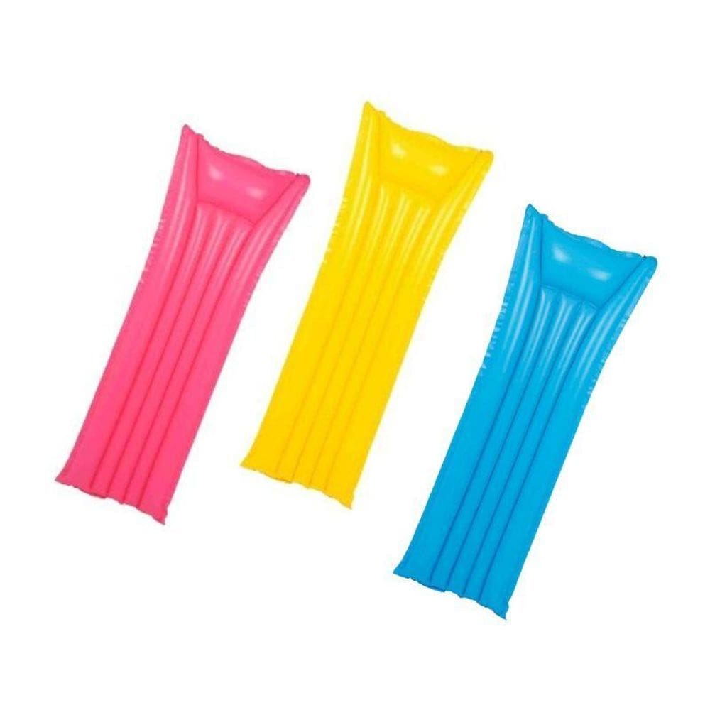 Colchão Inflável Com Encosto De Cabeça Confortável Piscina