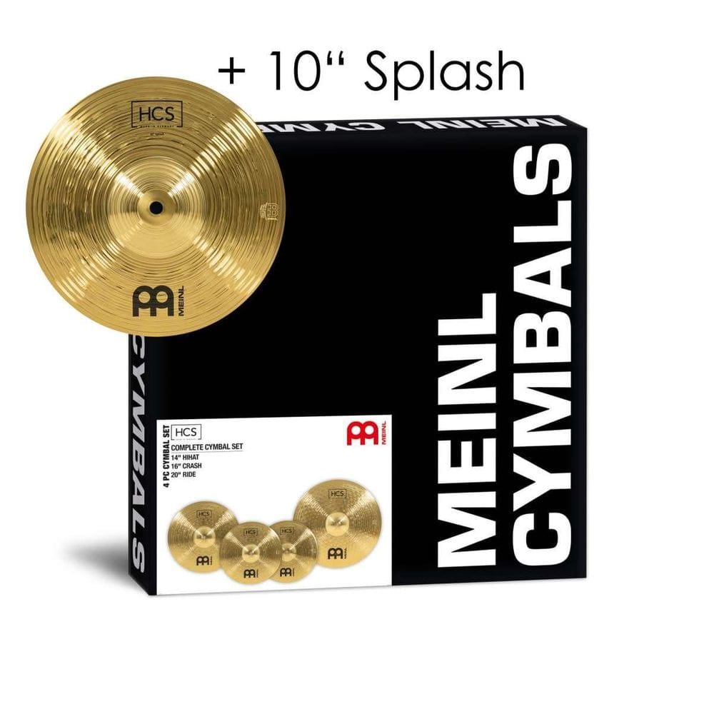 Kit De Pratos Meinl Hcs 14/16/20 + Splash 10