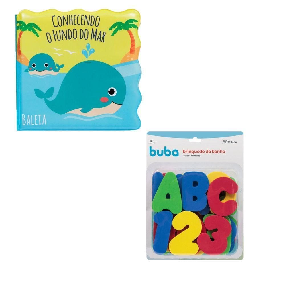 Kit Livrinho Educativo E Letras E Numeros Brinquedo Hora Do