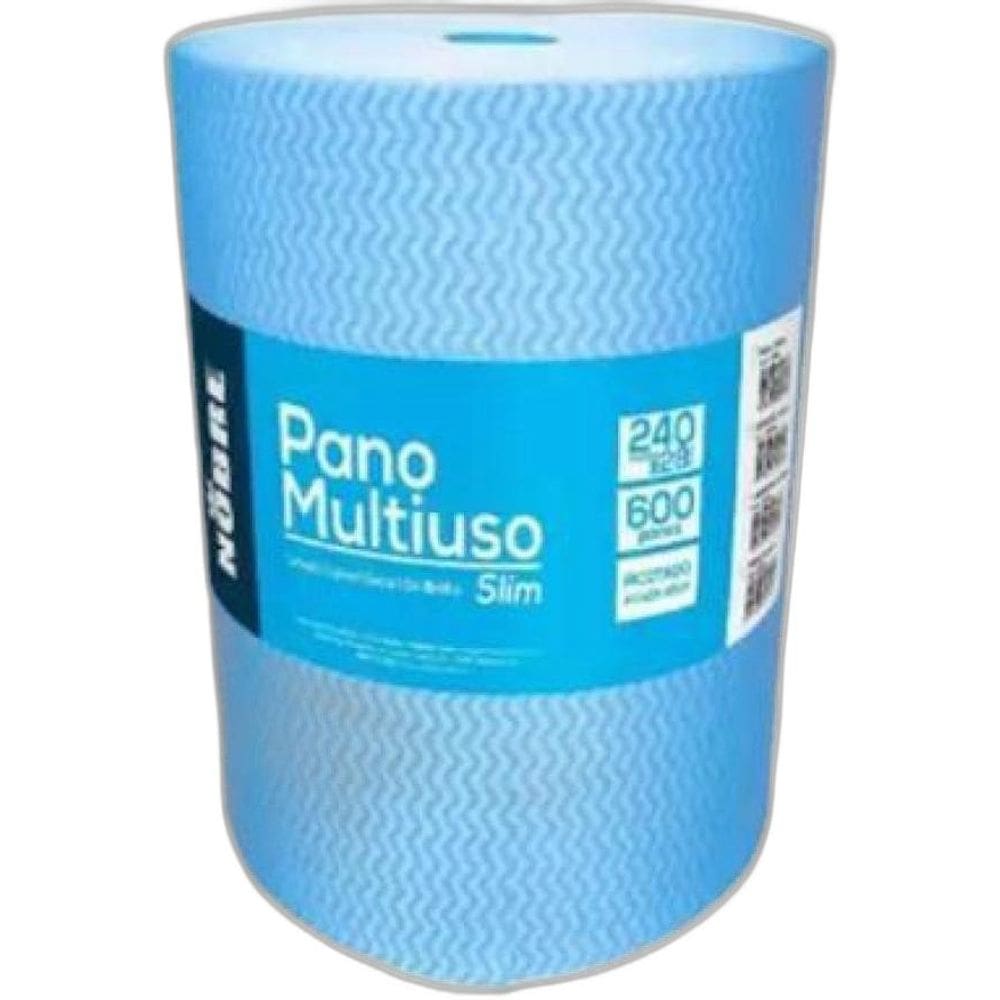 Pano Multiuso Slim 28Cm X 240M Picotado - 600 Panos - Azul