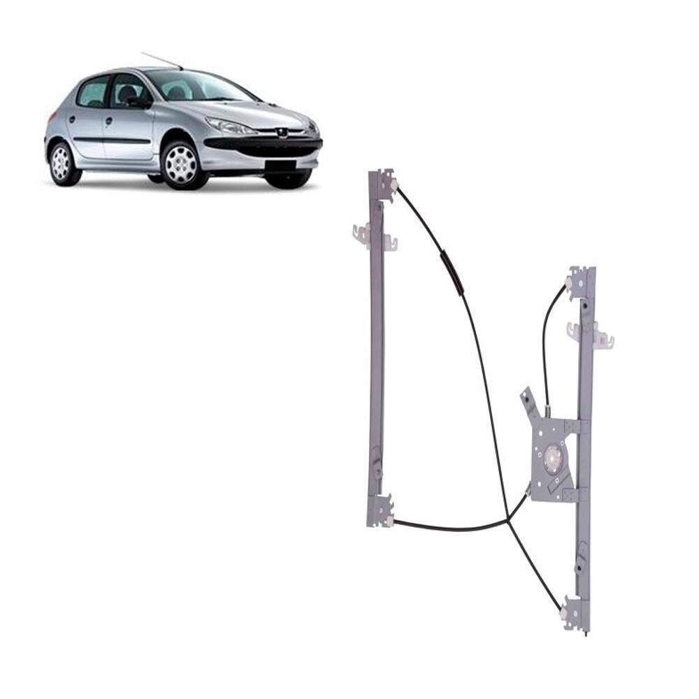 Maquina Vidro Porta 207 2009 A 2014 2P 206 Esq P/Motor Orig