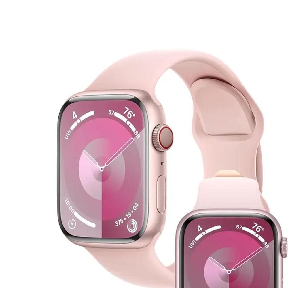 Relógio Digital Sport Gold Rosa Desenho Da Pulseira Lisa