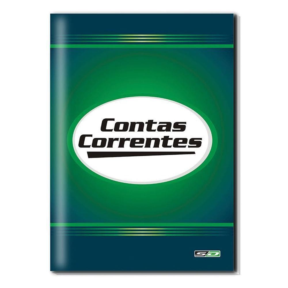 Livro conta corrente ofício com 50 folhas São Domingos