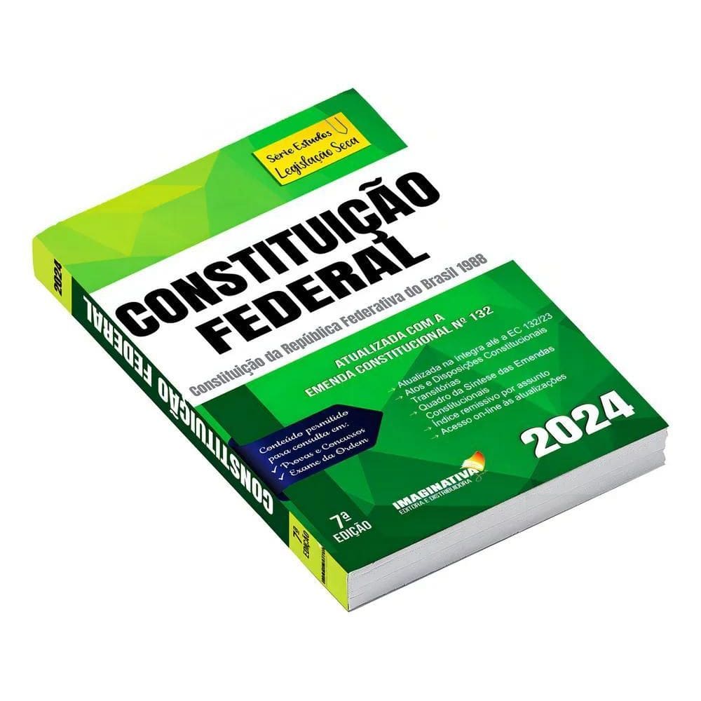 2X Constituição Federal 2024 Ec 132: Lei Seca De Cristiani T