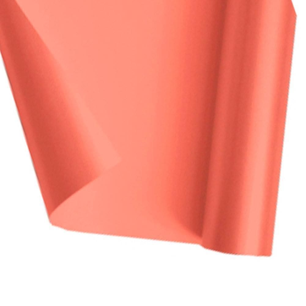 Kit 9 Folhas Papel De Seda Salmão 48Mm X 60Mm