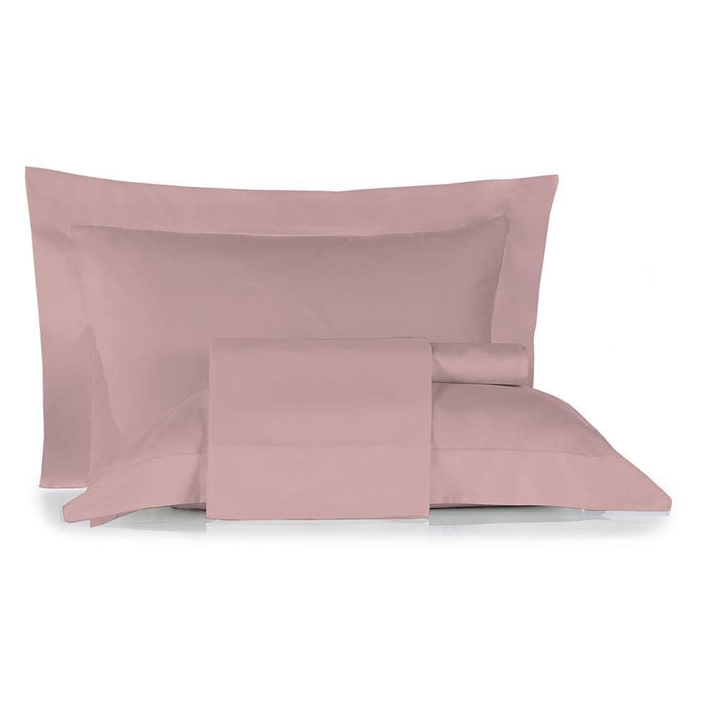 Jogo De Cama Casal Liso 300 Fios Nova América